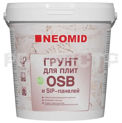 Фото №0 Грунт д/плит OSB  1,0 кг Неомид вн/нар_раб  (12) П