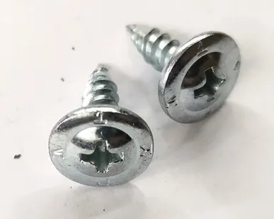 фото Саморезы прессшайба, остриё (белый цинк) 4,2x13