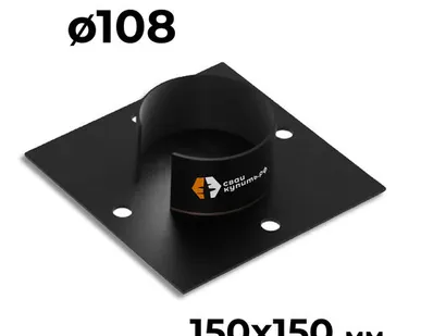 фото Оголовок для сваи диаметр 108 150x150 мм