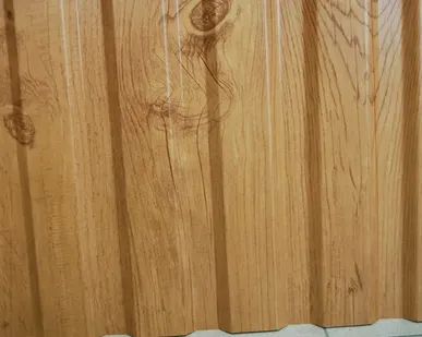 фото Профнастил С-20 0,5 Printech Log (Светлое дерево)