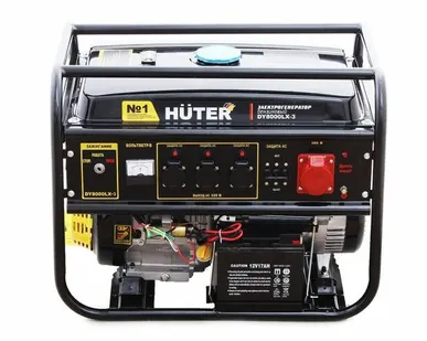 фото Huter Портативный бензогенератор HUTER DY8000LX-3