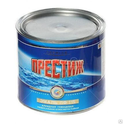 Фото №0 Эмаль ПФ-115 Престиж Белая 1,9кг