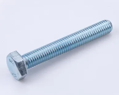 фото Болт М6х30 с шестигранной головкой оцинк. DIN 933 (уп.100шт) класс прочн. 8.8. пакет СТРОЙМЕТИЗ UTORM969093М630