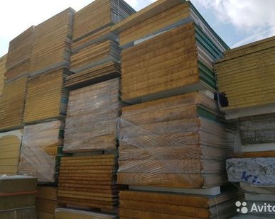 фото Сэндвич-панель ппу 60 мм 2,23 м