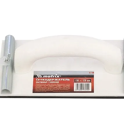 Фото №0 Сеткодержатель, 230х120мм, пластиковый с зажимом (75853) (MATRIX)