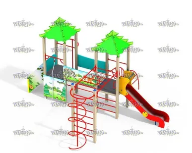 фото Детский игровой комплекс Колобок Н=1200