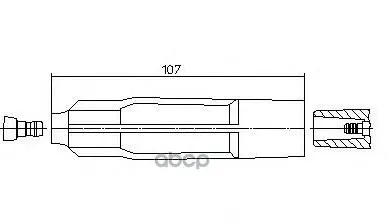 фото Наконечник Свечной Mer W124/W202/W210/W140/ 1.8-3.2/36Amg 91- BREMI арт. 133432