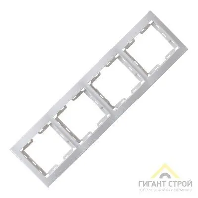 Фото №0 Рамка 4м горизонт КВАРТА РГ-4-КБ бел ИЭК ЕМК40-К01-DM