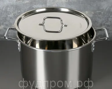 фото Кастрюля 7л (общепит) d-22  h-18 металл.кр.ТРС  КТ-ОБ-07