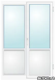 фото Балконная дверь 1100х2100 в кирпичный дом, 5-кам. WHS