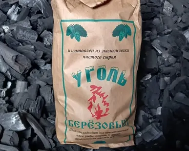 фото Древесный уголь берёзовый