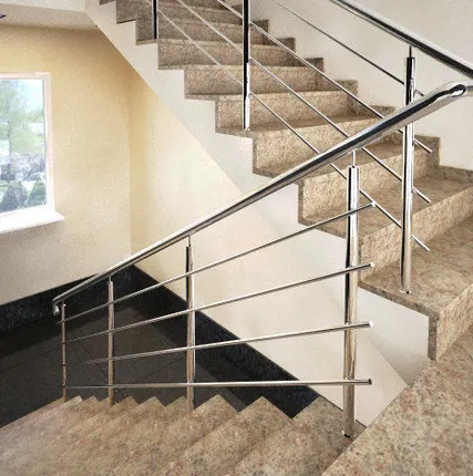 Фото №0 Перила из нержавеющей стали с 4 ригелями
