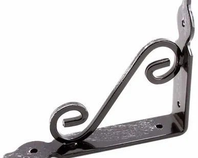 фото Кронштейн декор. античный серебряный 140*110