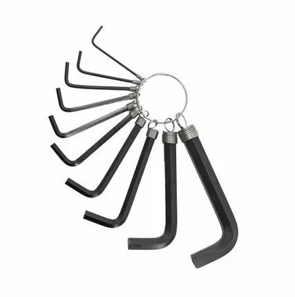 Фото №0 Набор шестигранников, имбусовых, 10 штук, 1.5-10 мм, Hex 2573009 Политех