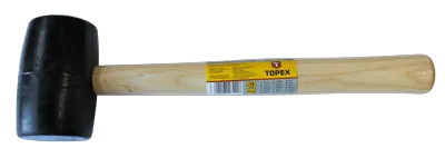 Фото №0 Киянка TOPEX резин. 72 мм, 900 г., деревян.рукоятка
