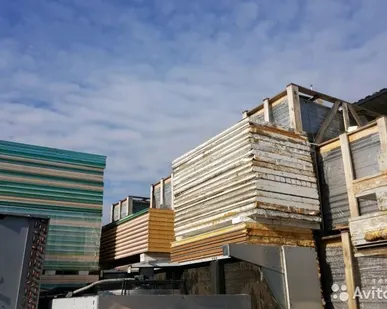 фото Сэндвич-панель пенополистерол 80 мм 2,22 м