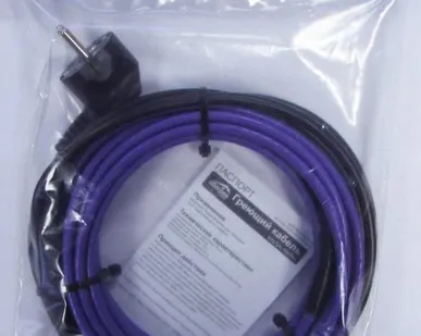 фото Секция кабельная нагревательная в трубу 16 метров Обогрев Люкс Lite
в