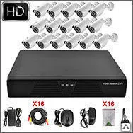 Фото №0 Готовые комплекты видеонаблюдения из 16 камер с разрешением 2мпх(1080*1920)