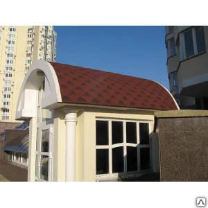 Фото №0 Гибкая черепица Керабит (Kerabit) тройка S цвет красный