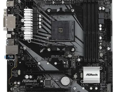 фото Материнская плата ASRock B450M