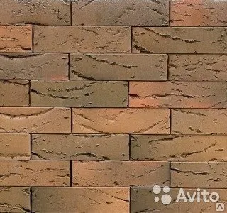 Фото №0 Кирпич облицовочный БАВАРСКАЯ КЛАДКА кора дуба 1 NF