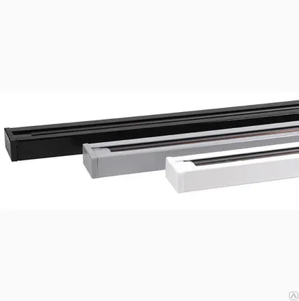 Фото №0 Направляющая (шинопровод) для прожектора 2м белая (две фазы)