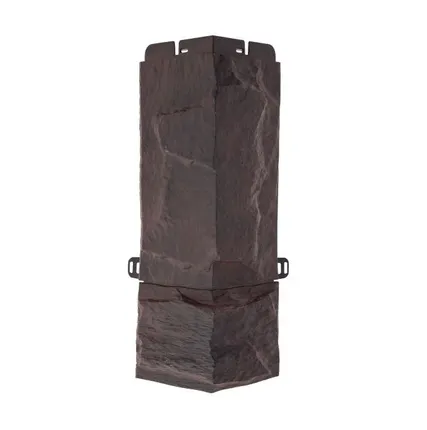 Фото №0 Угол фасадной панели «Альта-Профиль», гранит Альпийский