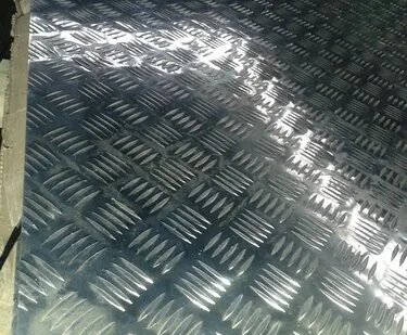 фото Лист алюминиевый рифленый 1.5 мм квинтет