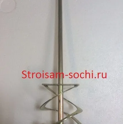 Фото №0 Миксер SDS+ из оцинк. стали, 80х400мм. для смесей