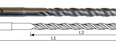 фото Бур 310/250,ф 5,5 по бетону, кирпичной кладки и натуральному камню SDS plus SPEED MASTER