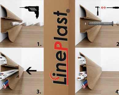 фото Плинтус LinePlast Макси Мербау