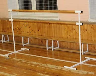 фото Переносные балетные станки двух уровневые и одноуровневые с Н-образной основой.