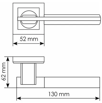 Фото №0 Ручка на розетке MORELLI Simple MH-13, 2 шт., универсальная