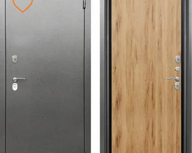 фото Сейф-дверь берлога 3к термо серебро с терморазрывом антик/рустик соломенный