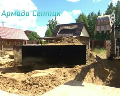 фото Септик из металла Армада-8