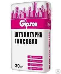 фото Штукатурка гипсовая GIPSON 30 кг