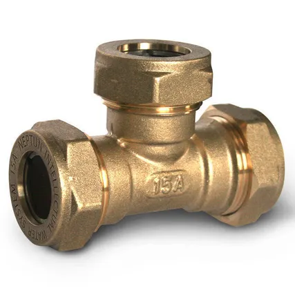 Фото №0 Тройник Neptun IWS (M) 15х1/2х15 EF для гофр. трубы из нерж. стали
в