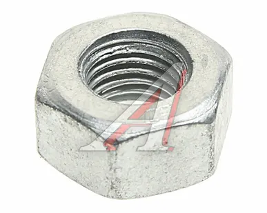 фото Гайка М10х1.25х8 КАМАЗ ВАЗ многоцелевая (кл.проч. 10) БЕЛЗАН