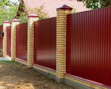 фото Строительство заборов