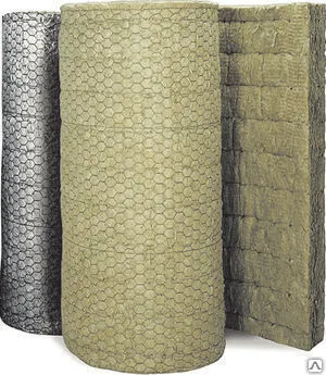 Фото №0 Маты огнезащитные WIRED MAT 80 Rockwool для труб