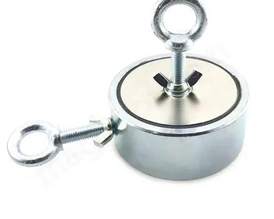 фото Двусторонний сильный поисковый неодимовый магнит F = 300 кг