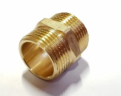 фото Ниппель латунный 1/2ш х 1/2ш