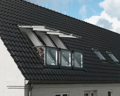 фото Окно-балкон Fakro, 78*255 см