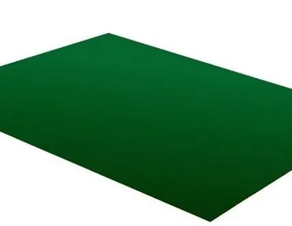 Фото №0 Плоский лист полиэстер 1250х0,45 RAL 6029 зеленый