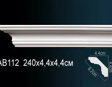 фото Карниз АВ112 (240х4,4х4,4см).
