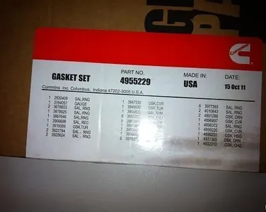 фото К-т прокладок верхний {V=5,9} 4089649 (3804897) - 6BTA