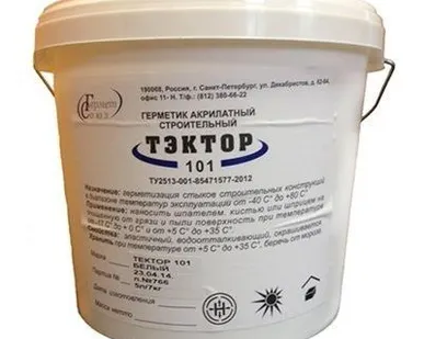 фото Герметик акрилатный Тэктор 101