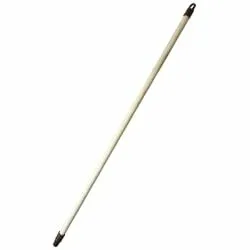 Фото №0 Черенок d 22 мм для швабры с резьбой, высший сорт, пласт.наконечник