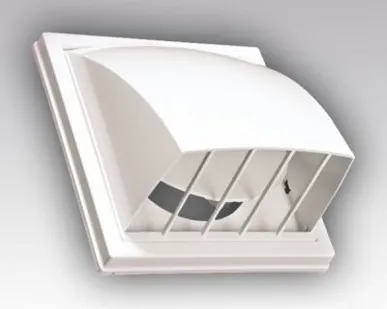 фото Стенной выход 150х150 с обр.клап.с фланц. Д100 ЭРА