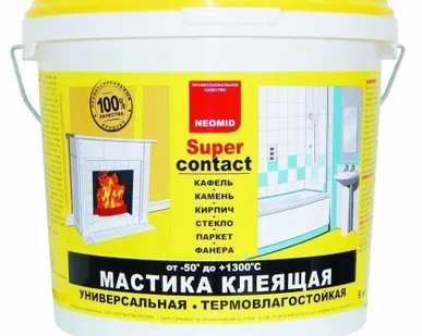 фото Мастика 1,5 кг NEOMID Supercontact +1300 0С до -50 0С.